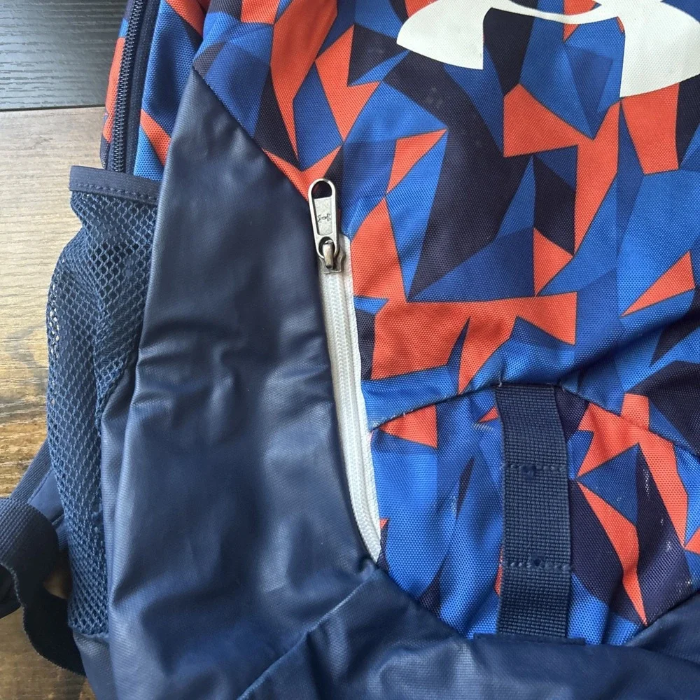 Under Armour Backpack Geo Blue Orange Ipad/Laptop Sleeve‎ See Desc